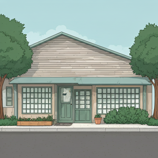 Bustling neighborhood shop